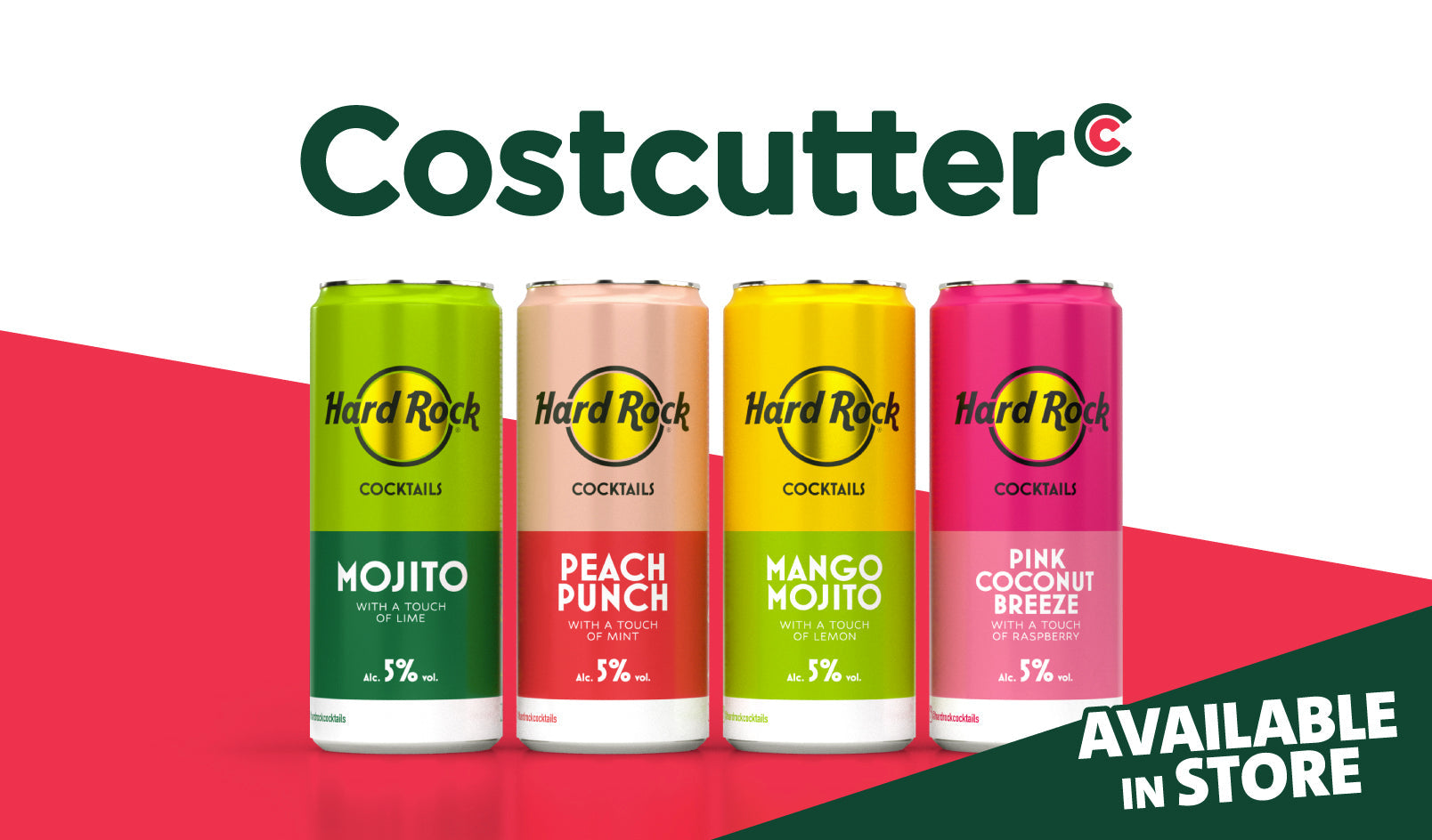Hard Rock Cocktails Brings Its Iconic Flavours to Costcutter Stores Nationwide