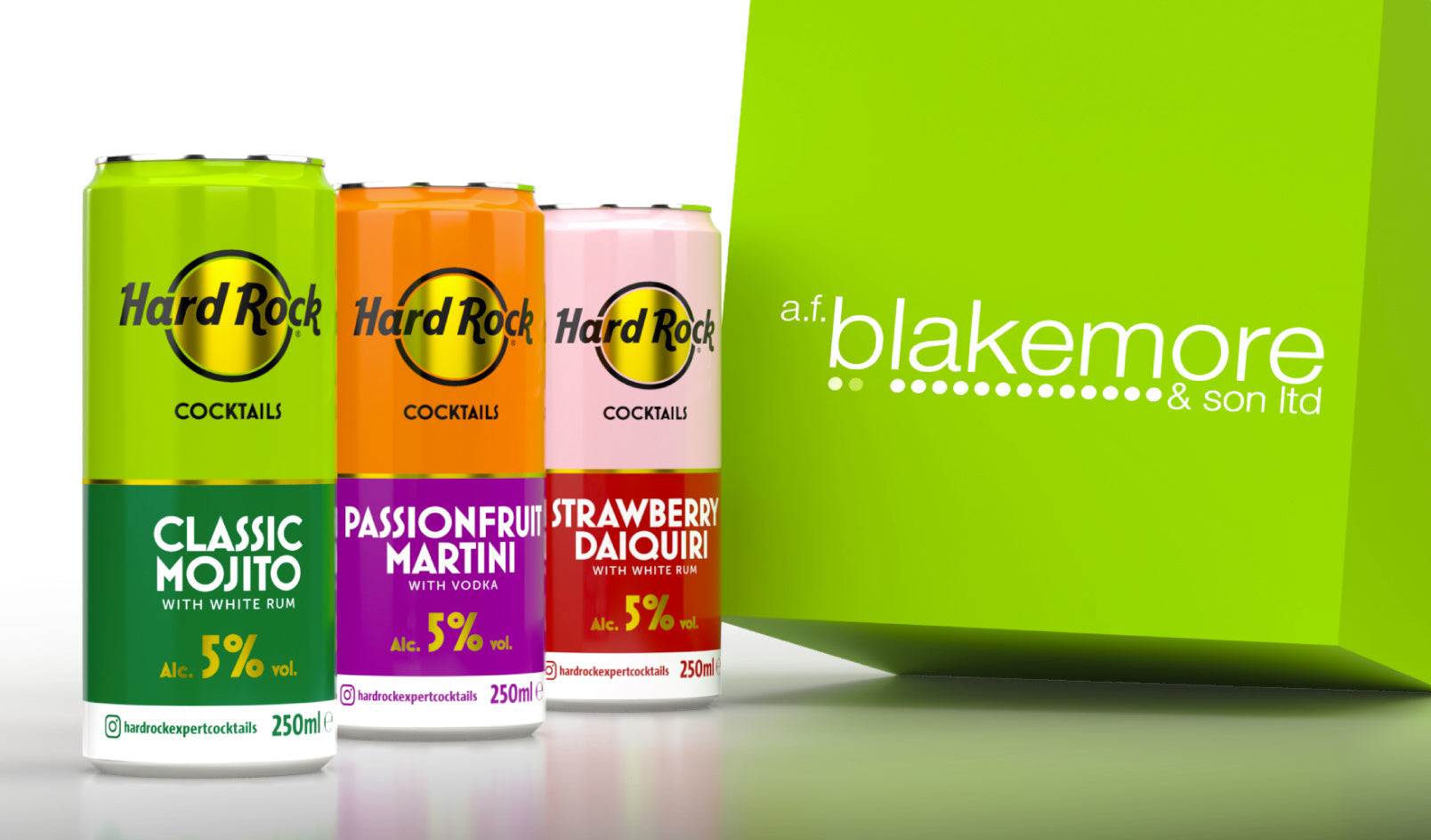 Hard Rock Cocktails expansion continues with AF Blakemore.