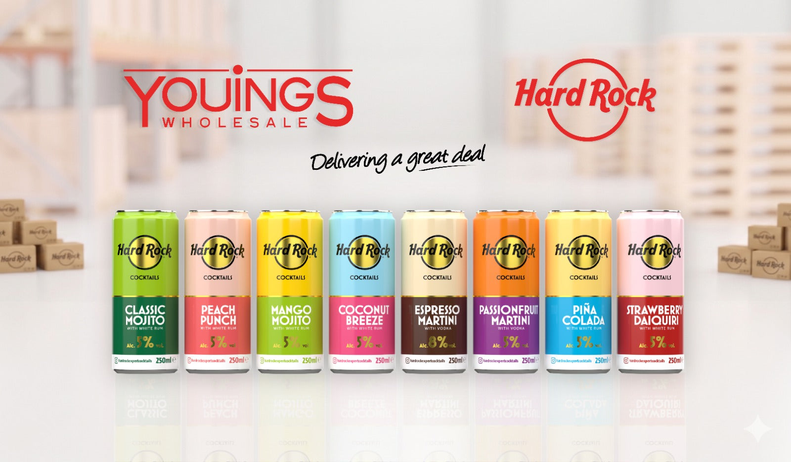 Hard Rock Cocktails expansion continues with Youings Wholesale