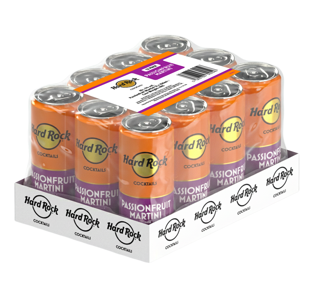 Hard Rock 12 x 250ml Passionfruit Martini