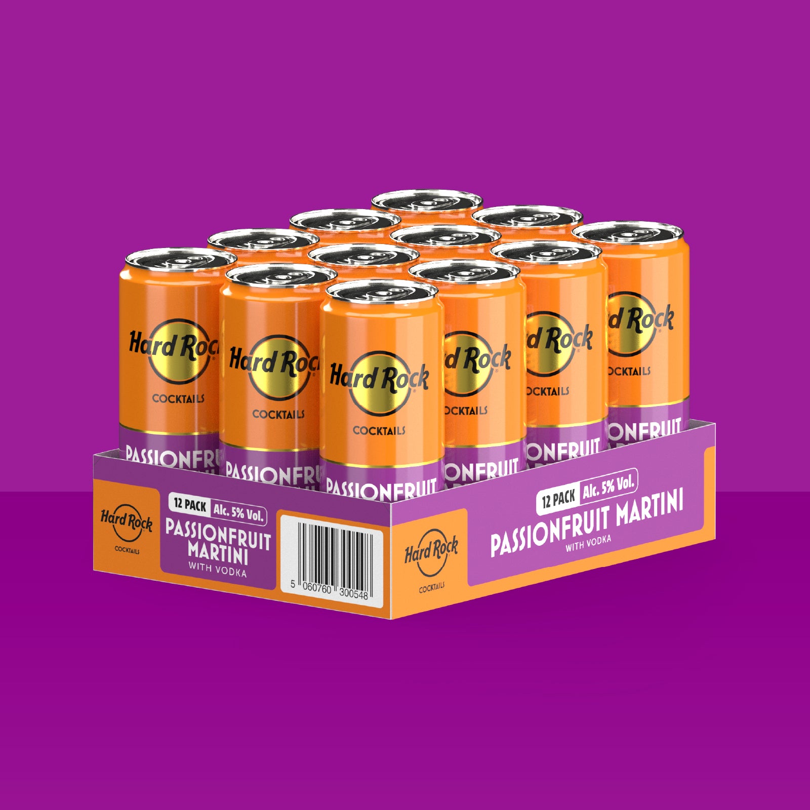 Hard Rock 12 x 250ml Passionfruit Martini