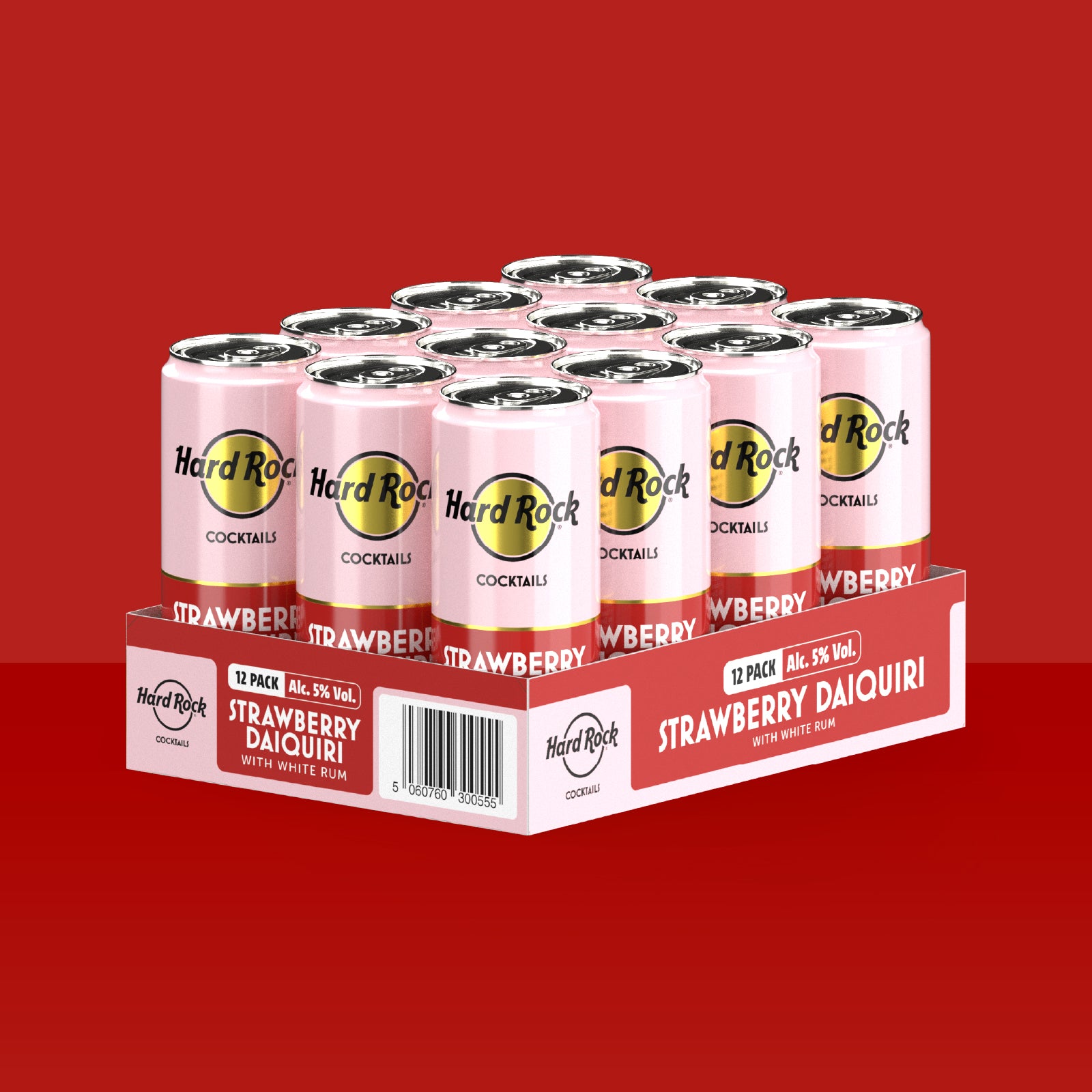 Hard Rock 12 x 250ml Strawberry Daiquiri