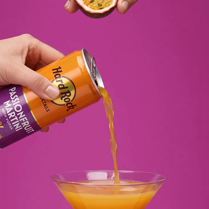 Hard Rock 12 x 250ml Passionfruit Martini